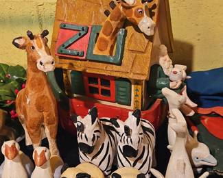 Noahs Ark Folk Art Figures