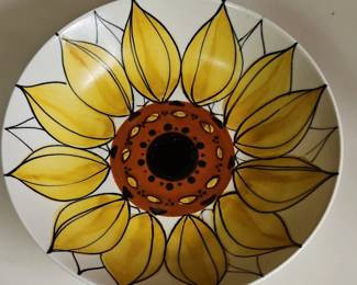 Arabia Finland Sunflower Bowl