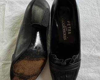 Black Leather Pumps second image