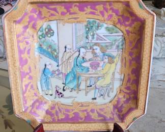 Chinese Famille Rose Medallion Plate