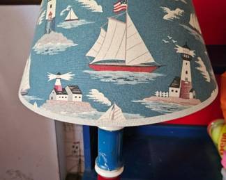 Nautical Sailboat Lighthouse Lamp second image