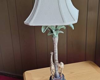 Giraffe Palm Tree Lamp