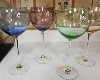 Lenox True Colors Wine Glasses Set