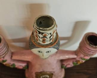 Folk Art Figural Candlestick Holder second image
