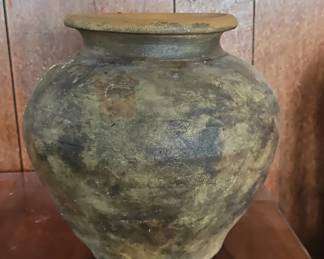 Vintage Earthenware Storage Jar