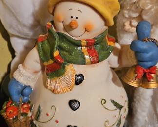 Christmas Snowman Figurine