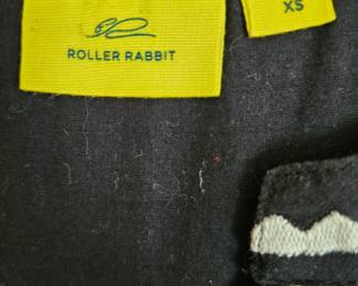 Roller Rabbit Black Embroidered Tiered Dress second image