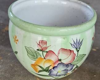 Handpainted Ceramic Planter