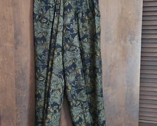 Floral Wide Leg Trousers