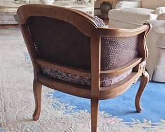 Louis XV Style Cane Back Armchair fourth image