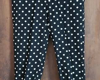 Polka Dot Cropped Trousers