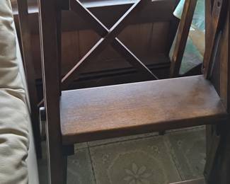 Wooden Folding Library Step Stool third image