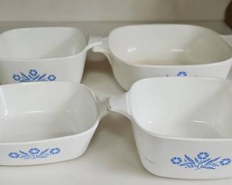 CorningWare Blue Cornflower Petite Casserole Dishes