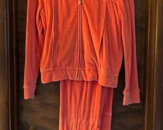 Talbots Petites Velour Tracksuit Set