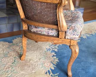 Louis XV Style Cane Back Armchair second image