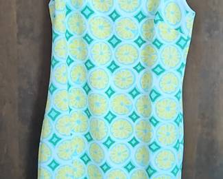 Womens Lemon Print Dress
