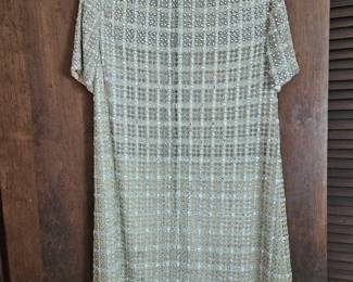 Vintage Beaded Tweed Dress second image