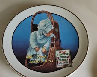 Kelloggs Nostalgia Collection Plate The Little Girl..., set of