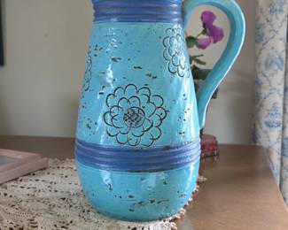 Bitossi Style Ceramic Pitcher