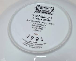 Kelloggs Toasted Corn Flakes Collector Plate second image