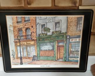 Pimpernel Irish Pubs Novelty Placemat
