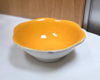 Orange Ceramic Bowl third image