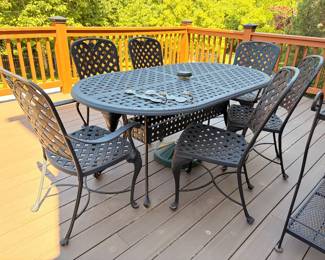 Forshaw outdoor dining set $695