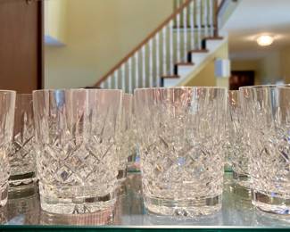 Waterford Set Of 8 Rocks Glasses~$250