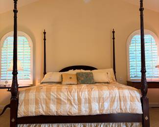 Baker 4 poster bed with Sterne and Foster mattress $1200