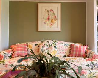 Henredon Custom Floral Sofa~ $495