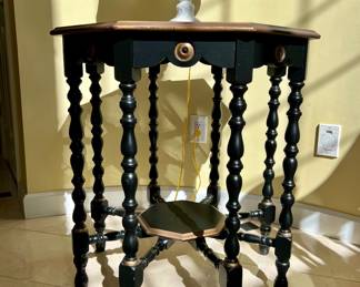 Fabulous Eight Leg Spindle Side Table~$695