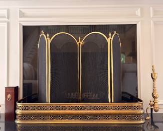 Antique Fireplace Fender