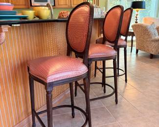 3 Andre bar stools $295