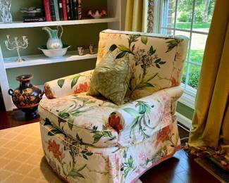 Henredon Custom Floral Chair~$295 Ea