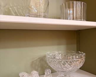 Baccarat, Steuben, Waterford 