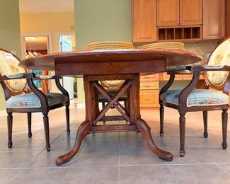 Guy Chaddock English rusted Oak table 58” x 30” tall $395