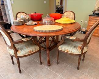 Guy Chaddock English rusted oak dining table $395
