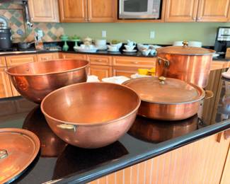 Copper Pots & Pans
