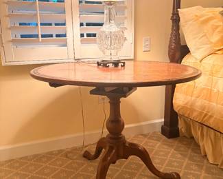 Mahogany top English table c. 1770 $495