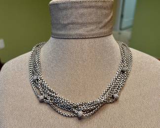 David Yurman Diamond Pave Necklace~ $1295