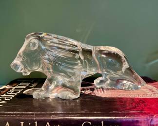 Baccarat Crystal Lion~$295