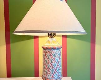 Mackenzie Childs oversized lamp $300
