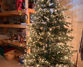 Prelit Frontgate 7.5' tree with box $200
