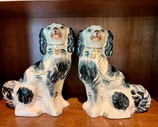 Pair Of Staffordshire Dogs~$295.00