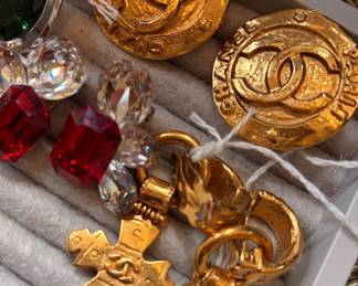 Chanel Maltese Cross Earr~ $695