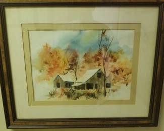 Vintage watercolor
