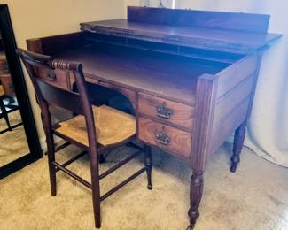 Antique English desk (chair sold separately)