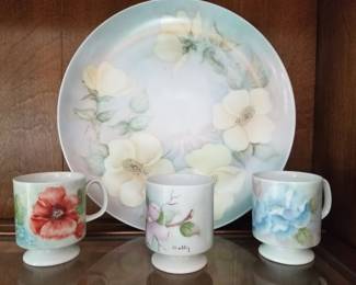 Vintage painted china