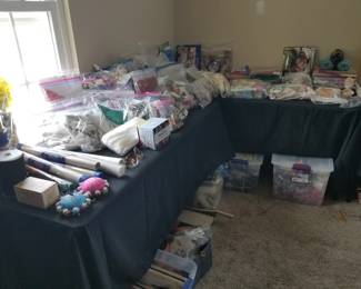 Needlework supplies for quilting, needlepoint, knitting, & cross-stitch