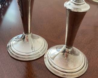 Gotham Sterling Silver Candlesticks 